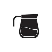vector de leche de jarra para presentación de icono de símbolo de sitio web