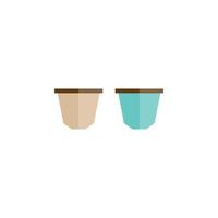 coffee capsule vector for website symbol icon presentation