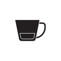 vector de taza de café para presentación de icono de símbolo de sitio web