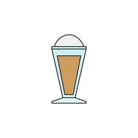 iced coffee vector for website symbol icon presentation