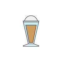 iced coffee vector for website symbol icon presentation