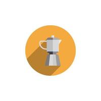 moka pot vector for website symbol icon presentation