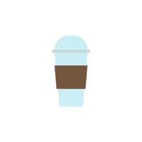 coffee cup plastic vector for website symbol icon presentation