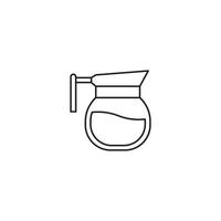 pitcher glass vector for website symbol icon presentation