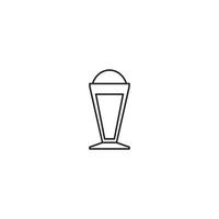 iced coffee vector for website symbol icon presentation