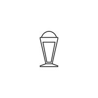 iced coffee vector for website symbol icon presentation