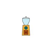 Grinder coffee vector for website symbol icon presentation
