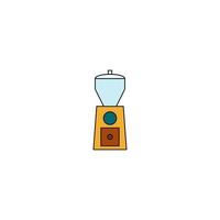 Grinder coffee vector for website symbol icon presentation