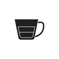 vector de taza de café para presentación de icono de símbolo de sitio web