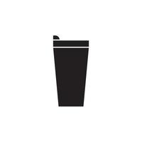 vector de vaso de café para presentación de icono de símbolo de sitio web