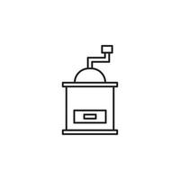 Grinder coffee vector for website symbol icon presentation