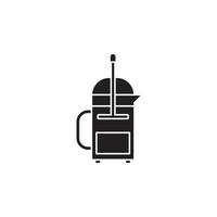 french press coffee vector for website symbol icon presentation