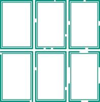 vector image of a frame for a notebook