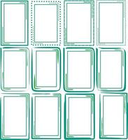 vector image of a frame for a notebook