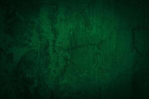 Dark green and scary grunge wall concreate texture background photo