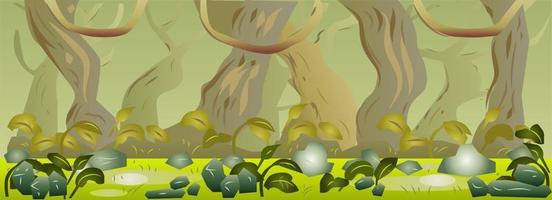 Forest Game Background vector