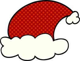 cartoon doodle christmas hats vector