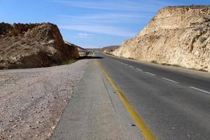 Highway in Israel from north to south photo