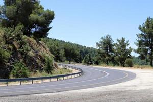 Highway in Israel from north to south photo