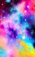 An abstract nebula in outer space and galaxies background of 3D render, suitable for a mobile screen, phone desktop, landing page, UI UX, and wallpaper. photo