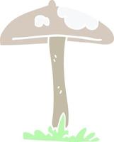 cartoon doodle mushroom vector