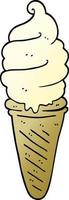 cartoon doodle ice cream vector