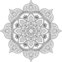 diseño creativo de mandala vector