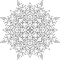 diseño creativo de mandala vector