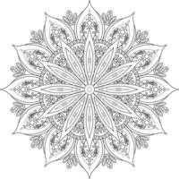 diseño creativo de mandala vector