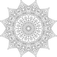 diseño creativo de mandala vector