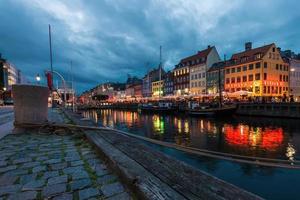 puerto de nyhavn en copenhague foto