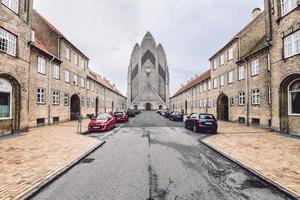 iglesia de grundtvig en copenhague, dinamarca foto