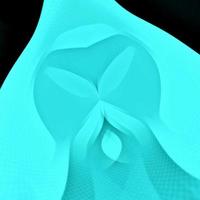 Bright Light Blue and Black Color Abstract Background.Neon twisted light effect wallpaper.Wave background with duotone geometric compositions. photo