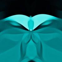 Alien looks Bright Light Blue and Black Color Abstract Background.Neon twisted light effect wallpaper.Wave background with duotone geometric compositions. photo