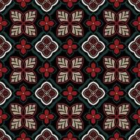 Seamless pattern decorative, flower pattern in vintage mandala style for tattoos, fabrics or decorations and more vector