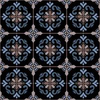 Seamless pattern decorative, flower pattern in vintage mandala style for tattoos, fabrics or decorations and more vector