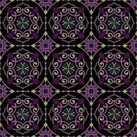 Seamless pattern decorative, flower pattern in vintage mandala style for tattoos, fabrics or decorations and more vector