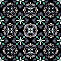 Seamless pattern decorative, flower pattern in vintage mandala style for tattoos, fabrics or decorations and more vector