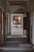 abandoned psychiatric hospital interior rooms photo