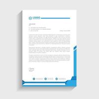 Modern and attractive letterhead template vector