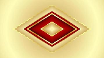 Elegant red and gold background. vector