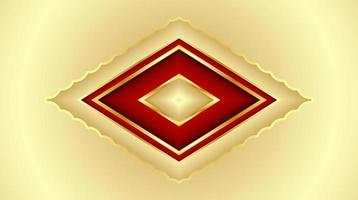 Elegant red and gold background. vector