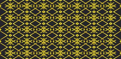Yellow and black background with abstract stripes. vector