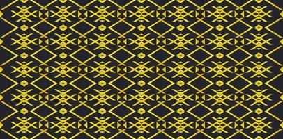 Yellow and black background with abstract stripes. vector