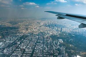 ciudad de méxico vista aérea paisaje urbano panorama foto