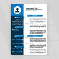 curriculum for business job applications vector