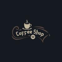 Coffee logo design template. Vector illustration