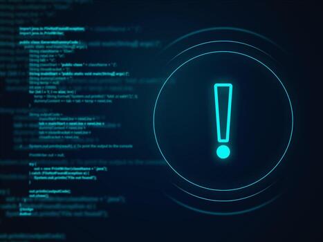 Correctly writing computer code. Technological infographic. photo