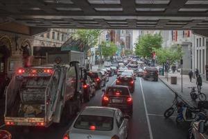 PHILADELPHIA, USA - APRIL 24 2017 - Town Traffic photo