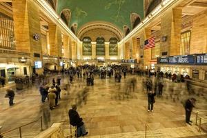 NEW YORK - USA - 11 DECEMBER 2011  Grand Central station full of people photo